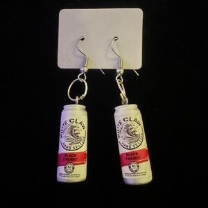 White Claw Black Cherry Earrings